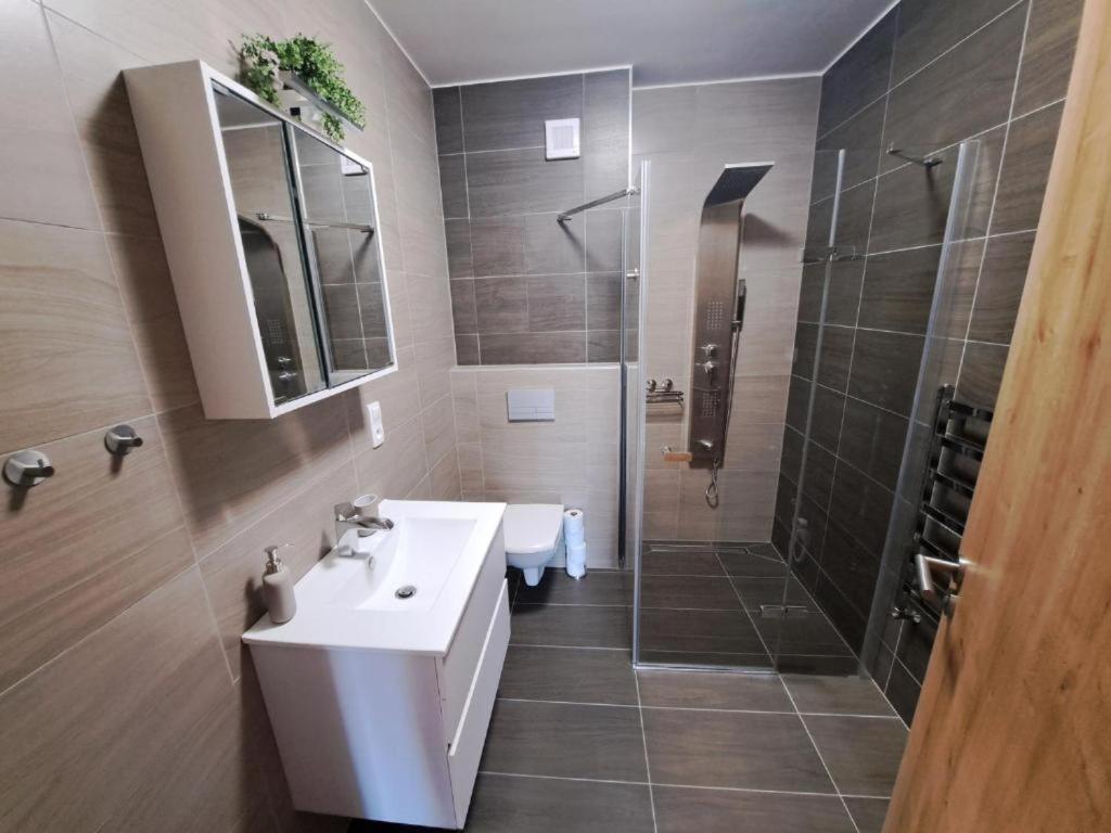 Apartman Amali Deluxe แชร์นาฟ โปชูมาวี ภายนอก รูปภาพ